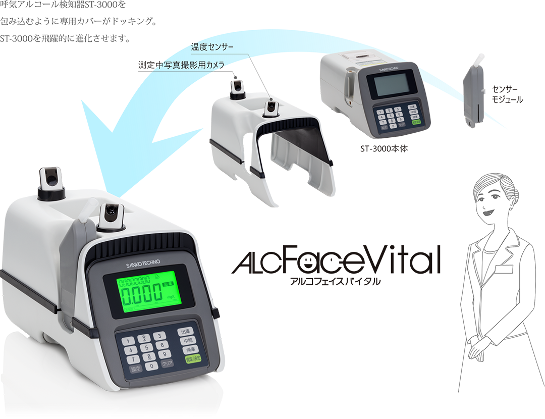 alcface vital | アルコールチェッカー・アルコール検知器｜サンコー