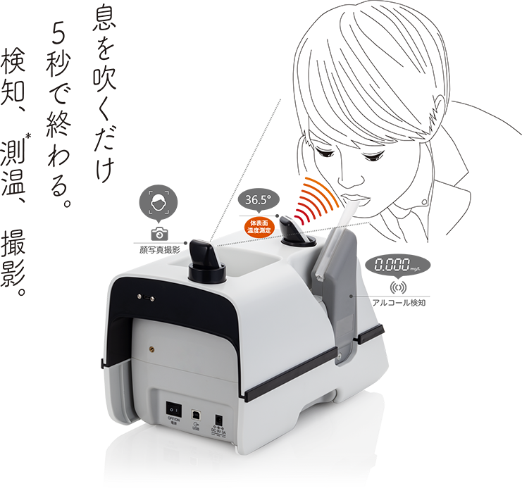 alcface vital | アルコールチェッカー・アルコール検知器｜サンコー